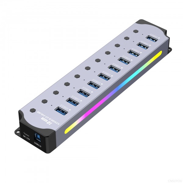 USB HUB3.0集线器10口分线器